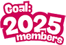 Membership goal: 2025